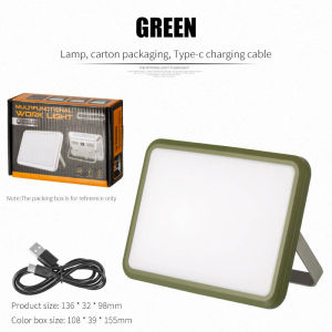ESMARTER | Outdoor Camping Light Super Bright Camping Floodlight Magnetic Rechargeable Led Work Light