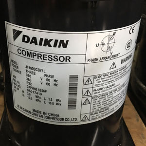 New 5 Horsepower Daikin JT160BCBY1L Air Conditioning Heat Pump Compressor High Quality Danish Made Home Appliance Part