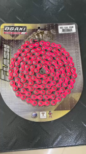Osaki โซ่สีสะท้อนแสง 420-120ข้อ สีชมพู