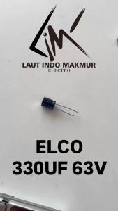 5 BUAH ELCO 330UF 16V KAPASITOR CAPACITOR ELCO KAPASITOR ELKO 330 UF 16VOLT ups st