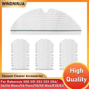 1/10/20/100PCS Disposable Mop Cloth For Roborock S50 S53 S54/S6/S6 Maxv/S6 Pure/S5/S5 Max/E35/E2/E4 Robot Vacuum Cleaner Parts