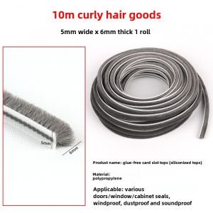 Door Seam Sealing Strip Window Fantastic Wind Blocking Tool Door Bottom Windproof Strip Door and Window Gap Glass Sliding Air Leakage Self-Adhesive Strips