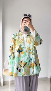 Emikoawa Outer Wanita Leavi - Outerwear Cardigan Premium Atasan Kekinian