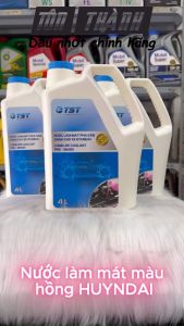 [ Hàng Chính Hãng Hyundai ] Nước Làm Mát Pha Sẵn Màu Hồng Dành Cho Xe Hyundai (4Lít)