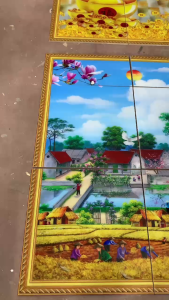 Tranh gạch 3d mã đáo