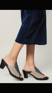 Mules Wanita Heels hak 5 Cm Sandal Wanita Chunky Heels Sandal Wanita Dewasa