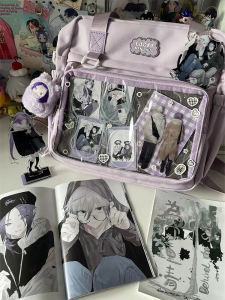 กระเป๋าสะพายข้างแบบสะพายไหล่เดี่ยวสะพายข้างด้านข้างแบบสะพายข้างสำหรับผู้หญิง Pure Color Macaron Sweet Lady Casual Handbag