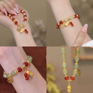 Lovelylife🔥 Gelang Kacang Beruntung Kreatif Gaya Cina Gelang Manik Antik