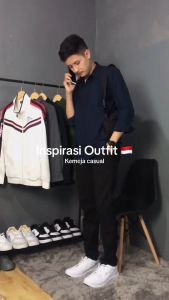 ATASAN KEMEJA POLOS FORMAL COCOK UNTUK KERJA LENGAN PANJANG MODEL CASUAL MODEL BASIC TERBARU