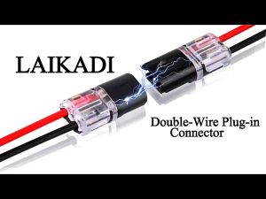 10/20pcs 2 Pin 2 Way Universal Compact Wire Terminals No Wire-Stripping Required Toolless Spring Wire Connectors Quick Splice