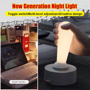 Home Small Table Lamp Bedside Lamp Usb Rechargeable Night Light Rocker Switch Toggle Wall Sconce