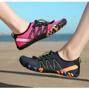 Rubber Aqua Shoes For Women Men Water Sports Beach Non-slip Surfing Slippers Upstream Light Athletic Breathable Footwear Wading shoes