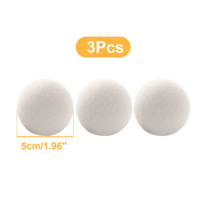 Wool Dryer Balls Reusable Natural Fabric Softener Laundry Washing Machine Accessories Home Washing 4/5/6cm Fleece Dryer Balls