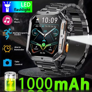 2025 New Smart Watch Men 1000mAh Ultra Large Battery 3ATM Professional Waterproof 2.01" HD Display Outdoor GPS Sports Smartwatch