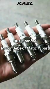 Busi Standar C7HSA-CPR6EA-D8EA-BP5ES-BP7HS Beat/Vario 110-125-150 Old-New LED/Mio Soul-Sporty-M3-Z-S-Smile/RX King/Grand/GL/Vixion/Scorpio/Soul GT/X-Ride/Scoopy/Spacy/Supra-X-125-Fit/Blade/Revo-Absolute/Jupiter-Z-MX/Vega-ZR-R/F1ZR-Force 1/Satria-FU