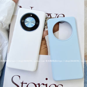 Rainbow Colored Liquid Silicone Phone Case for Honor X50 X40 X30 X60 pro Protective Cover Full Protection Dirt Resistant