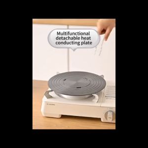 解冻导热板 𝗧𝗛𝗜𝗖𝗞 Heat Diffuser Gas Stove Plate Prevent Scorching Tray Thawing Grill Rack Thermal