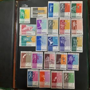 Koleksi Prangko kuno Indonesia lawas 24 Pcs ( Fullset) Tahun 1962 UN USED