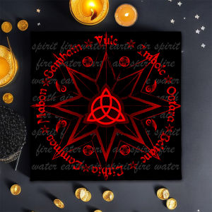 Table Cloth Vintage Table Cloth Japanese Tarot Divination Mat Altar Rune Oracles Sorcerer Home Decorations Tarot Tablecloth