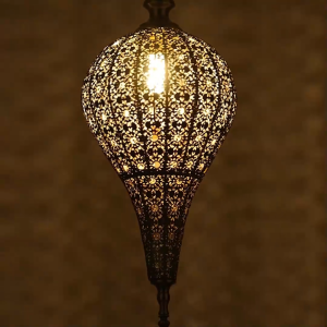 เหล็กสร้างสรรค์ไทยแสงหรูหราชาห้องเซนโคมไฟระย้าสไตล์เอเชียตะวันออกเฉียงใต้บรรยากาศร้านอาหารโต๊ะโคมไฟ