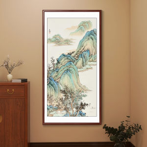 New Chinese Style Landscape Painting Entrance Hall Decorative Artwork Stairwell Corridor Wall Hanging Modern Simplicity