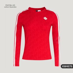 adidas | Áo Thun Dài Tay Cổ Tròn Thân Thiện Với Da Cho Phụ Nữ Mùa Xuân Thu
