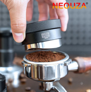 Neouza cà phê trọng lực thích ứng nhà phân phối cho Espresso portafilter 51mm53mm58mm tự động san lấp mặt bằng Nhà phân phối leveler với hình chữ S cơ sở
