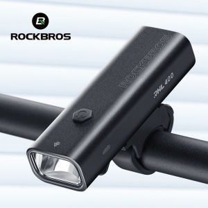 RockBros | ROCKBROS 200LM 400LM Bike Light Type-C Charging LED Cycling Front Lamp Headlight Aluminum MTB Road Flashlight Bicycle Light