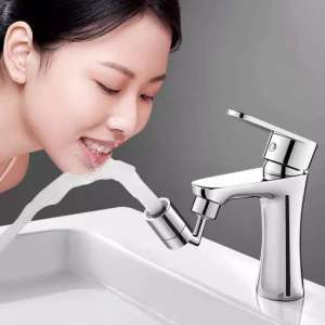 Universal Kitchen 360° Rotatable Splash-Proof Filter Faucet Sprayer Head Flexible Bathroom Tap Extender Adapter Foam Nozzle