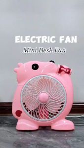MABUHAY STAR FS19 Mini Desk Electric Fans Cartoon Deer Fan