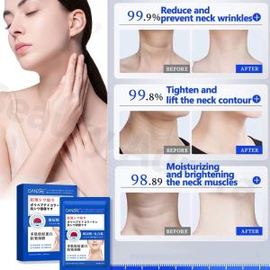 Fade Neck Lines Collagen Treatment Neck Mask  10Pcs/box Anti Aging Collagen Neck Mask  Niacinamide Neck Firming Mask Skin Care