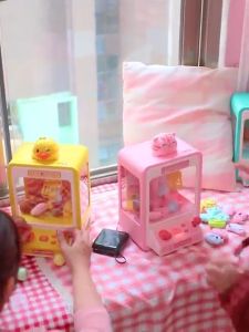 Mainan Claw Doll Machine Mesin Capit Boneka Ada Lampu & Suara