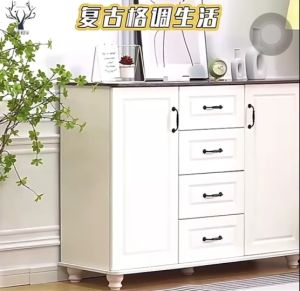 ตู้เก็บของ พร้อมสิ้นชักสไตล์วินเทจ ชั้นวางของ ชั้นเก็บของ ตู้เก็บของ ตู้เก็บของอเนกประสงค์