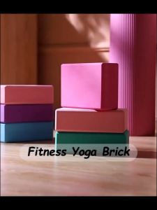 GYMPRO All Purpose Extra Thick High Density Anti-Tear Exercise 183*61*0.8CM NBR Yoga Mat with Carrying Strap with Optional Yoga Blocks Sport Yoga Block 2pcs EVA Yoga Brick Exercise Home Exercise Stretching Workout Training