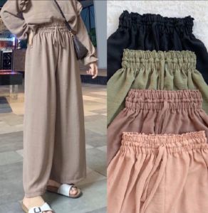 Kulot wanita CRINKLE Airflow premium celana kulot crinkle Airflow terbaru kekinian viral