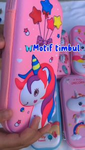 TEMPAT PENSIL ANAK PEREMPUAN MURAH KOTAK PENSIL ANAK PEREMPUAN GAMBAR 3D ANAK