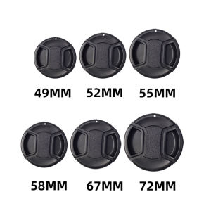 Camera Lens Cap High-quality 49mm 52mm 55mm 58mm 67mm 72mm Snap on Front Lens Cap for Camera