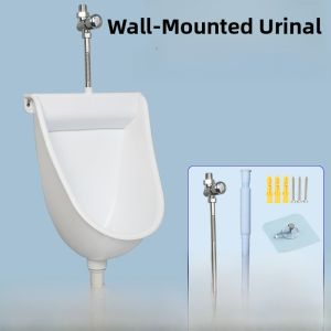 Wall-Mounted Urinal for Men Adult And Child Public Toilet Home Bathroom Wall-Hung Urinal Male Urinal Toilet Accessories