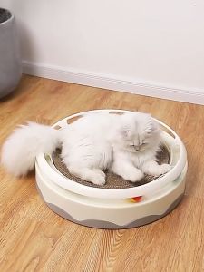 Bigmall ที่ลับเล็บแมว ที่ฝนเล็บแมว ที่นอนแมว เป็นที่นอนแมวไปในตัว แถมฟรี!!หญ้าแคทนิปและของเล่นแมว No.Y1671