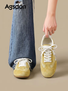 Agsdon | Yellow Breathable Casual Shoes