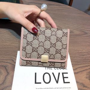 New 2023 Womens Wallet Ultra-Thin Fashionable Niche Design Luxury Leather Card Holder Compact Money Clip Youth Style