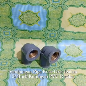 SAMBUNGAN PIPA KDD 3/4 KUNINGAN PVC RUCIKA