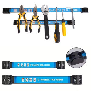 8inch / 12inch High-Quality Heavy-Duty Magnetic Tool Holder Space-Saving Professional Tool Bar Wall-Mounted Durable Wrench Holder