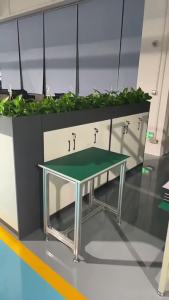 Modern Simple Dual-Sided Wooden Plant & File Cabinet
