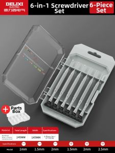 DELIXI Electric | Multifunctional Screwdriver Set Cross Triangle Slotted Torx