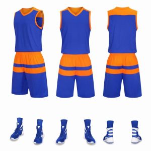 Youth Basketball Uniform Set Boys Training Jersey Summer Vest Team Sportswear Customizable Home Court Indiana Pacers