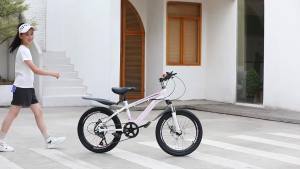 Bike With Training Children Bicycle Kids Bicycle For Kids Mountain Bike 6-7-8-12 Years Old Variable Speed Lightweight Mountain Bike Double Disc Brake Shock Absorber Mountain Bike