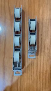 Bánh xe 2 bánh-4 bánh cửa lùa siêu tải trọng dành cho cửa nhôm cửa lùa nhôm hệ 55 Pma vát cạnh