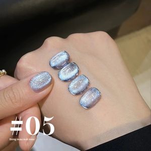 1 Hộp Sơn Móng Tay Gel Mắt Mèo Màu Xanh Dương 10ml Mật Độ Cao Thu Đông Làm Trắng Chất Lượng Salon Dùng Cho Chuyên Nghiệp