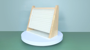 New Vertical Solid‑Wood Ring Earring Display Rack Wooden Jewelry Organizer Stand Showcase Tray for Boutique Counter Home Storage Retail Display